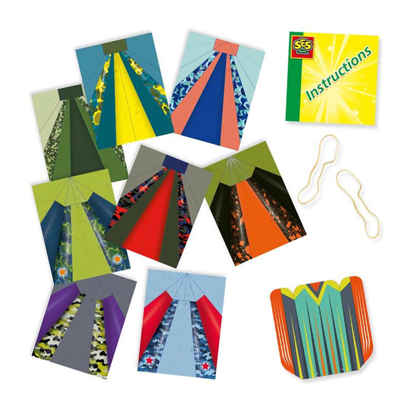 Load image into Gallery viewer, Ses papieren vliegtuigjes lanceren
