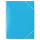 Mappen office depot pp 500g m2 a4 32x24,5cm blauw 3 flappen elastieksluiting
