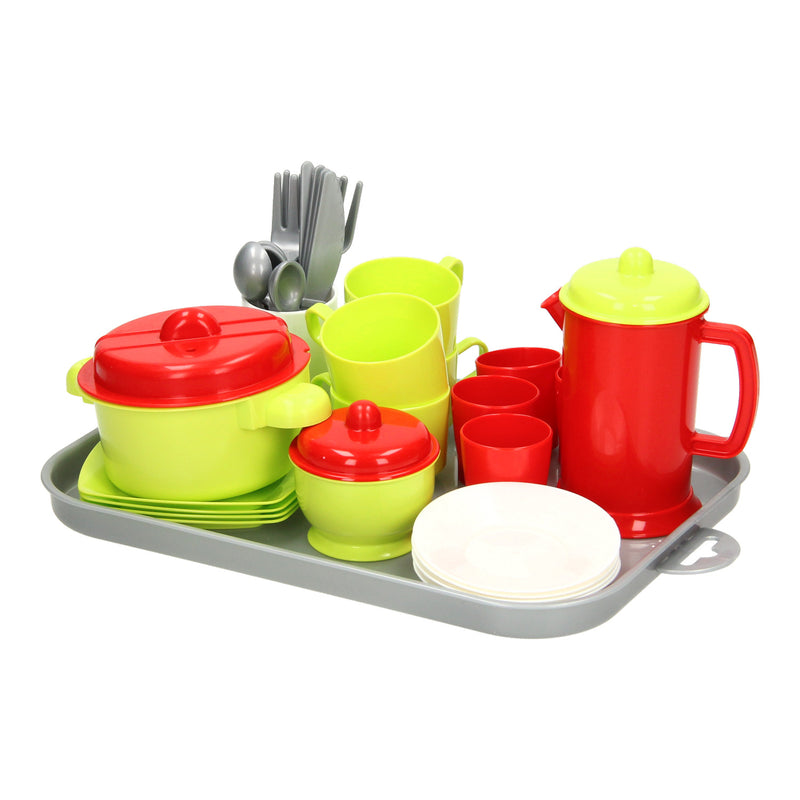 Load image into Gallery viewer, Ecoiffier 100% Chef Thee en Dinerset

