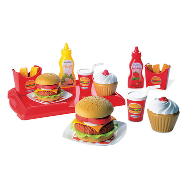 Ecoffier écoiffier 100% chef: hamburgerset 25-delig