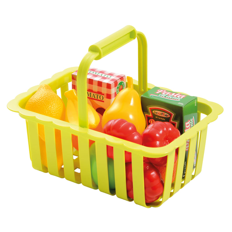 Load image into Gallery viewer, Ecoffier ecoiffier speelgoed winkelmandje met accessoires - rollenspel.
