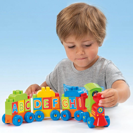 Abrick ecoiffier locomotief letters en cijfers
