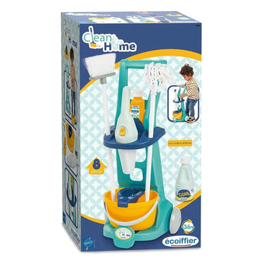 Ecoffier reinig opberg kit ecoiffier clean home speelgoed 8 onderdelen
