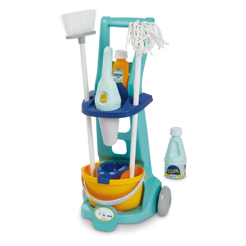 Load image into Gallery viewer, Ecoiffier clean home schoonmaak trolley
