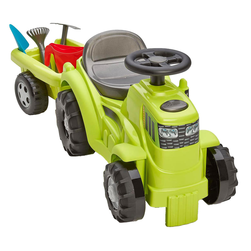 Load image into Gallery viewer, Ecoiffier tractor met aanhanger
