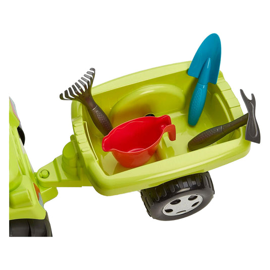 Ecoiffier tractor met aanhanger