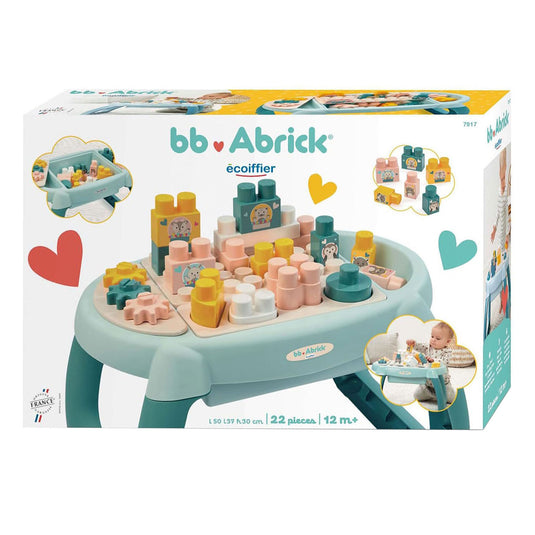 Abrick ecoiffier bb eerste activiteitentafel met blokken
