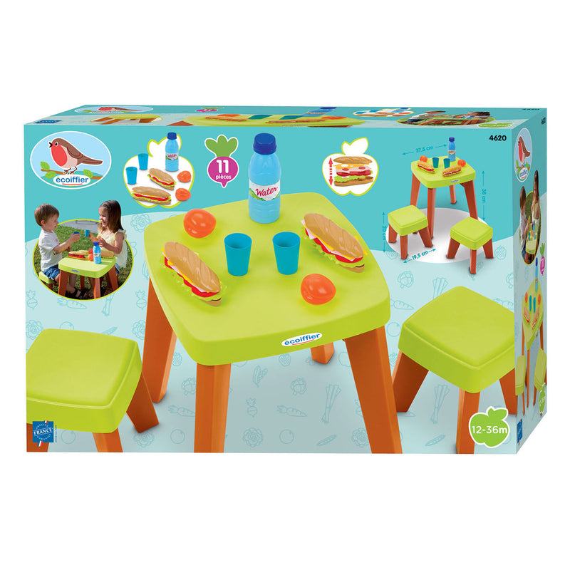 Load image into Gallery viewer, Écoiffier ecoiffier picknicktafel speelset - 10dlg.
