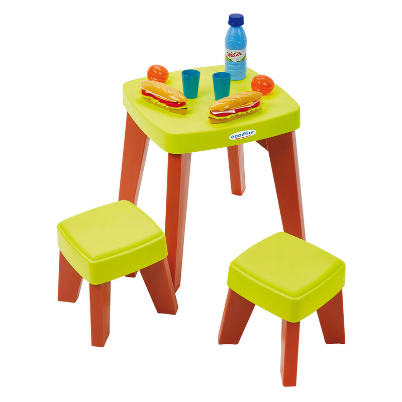 Load image into Gallery viewer, Ecoiffier picknicktafel speelset - 10dlg.
