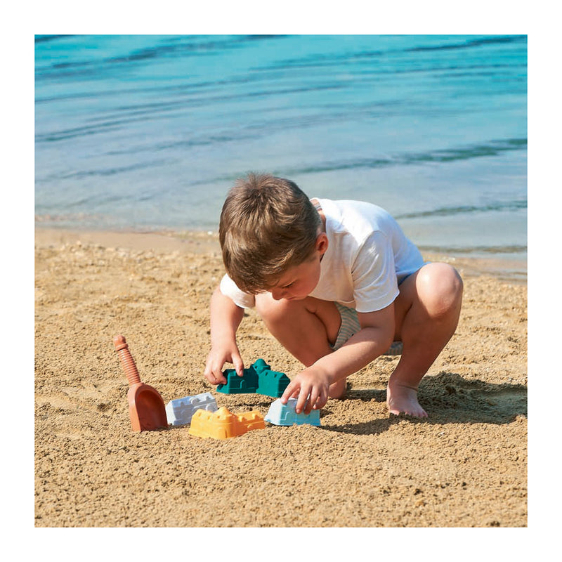 Load image into Gallery viewer, Ecoiffier kasteel zandvormen met schep, 5dlg.
