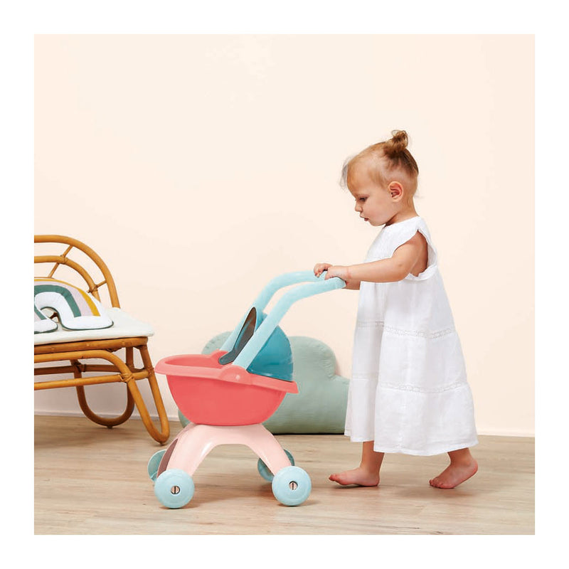Load image into Gallery viewer, Ecoiffier nursery poppenwagen pastel
