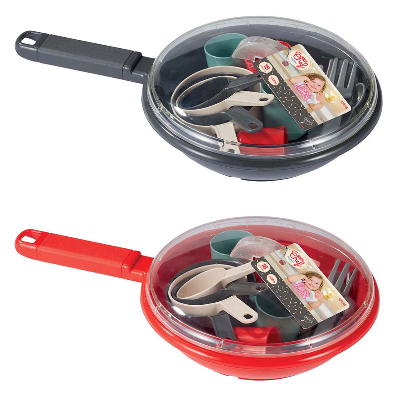 Load image into Gallery viewer, Ecoiffier 100% chef servies en bestek in pan, 19dlg.
