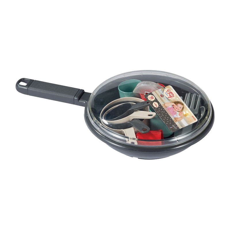 Load image into Gallery viewer, Écoiffier ecoiffier 100% chef servies en bestek in pan - 19dlg.

