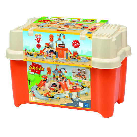 Abrick ecoiffier - complete bouwset met accessoires, 124dlg