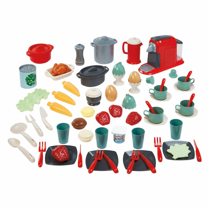 Load image into Gallery viewer, Ecoiffier 100% chef servies in opbergbox - 70dlg.
