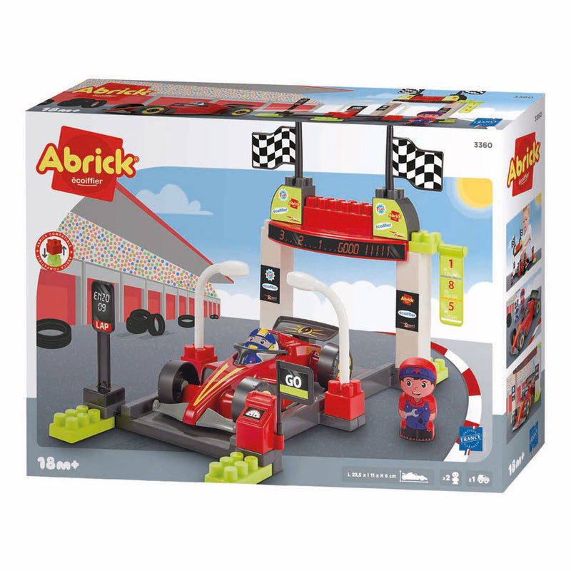 Load image into Gallery viewer, Ecoiffier abrick speelset pit stop formule 1
