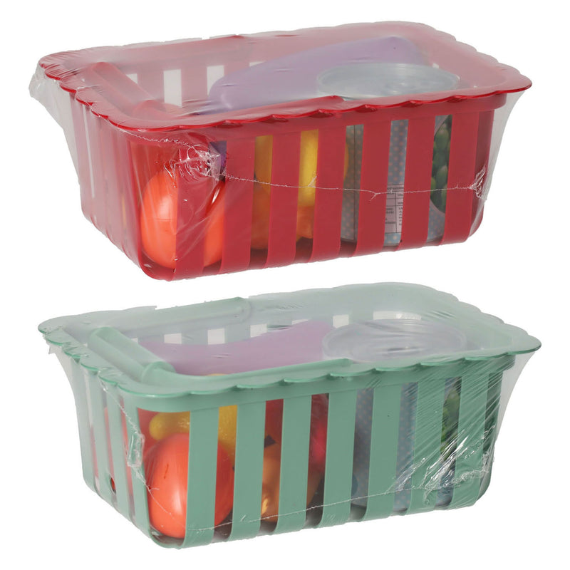 Load image into Gallery viewer, Ecoiffier groente- en fruitmand - 21,5cm
