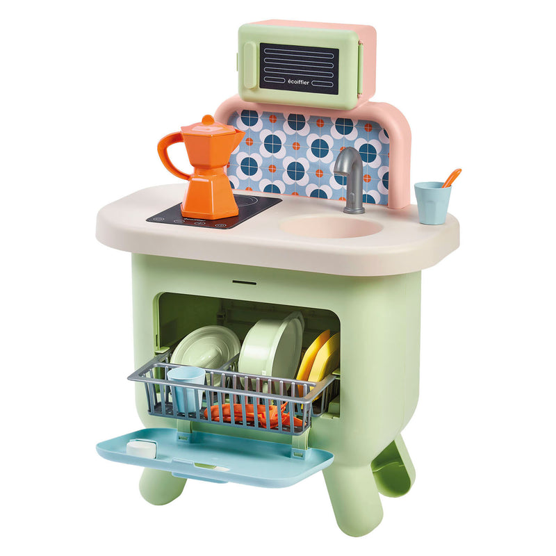 Load image into Gallery viewer, Ecoiffier eociffier vert azur saliekleurige keuken - 17dlg.
