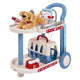 Ecoiffier doc cie dierenartsen trolley met hond - 14dlg.
