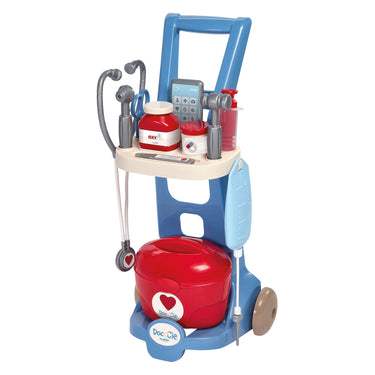 Ecoiffier doc cie medische trolley - 12dlg.