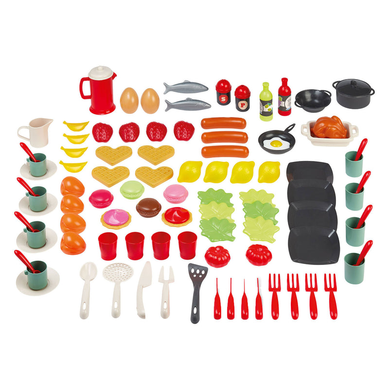 Load image into Gallery viewer, Ecoiffier 100% chef eten en servies set - 100dlg.
