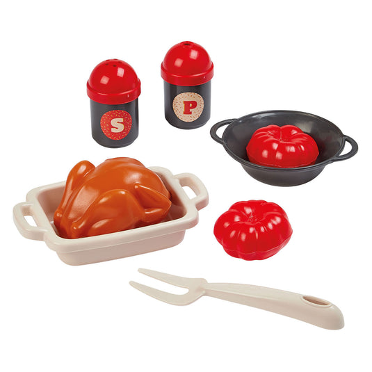 Ecoiffier 100% chef eten en servies set - 100dlg.
