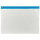 Handige hoesjes od pvc 297x210 mm a4 blauw zipsluiting