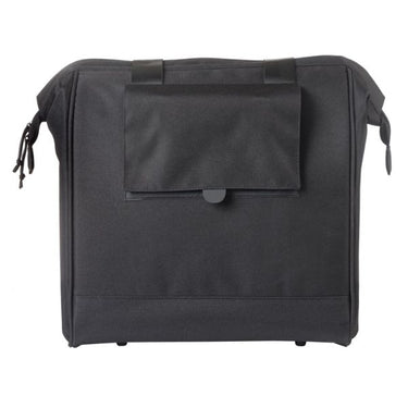 Basil tas grand fietsshopper zwart | mik hooks | 23l