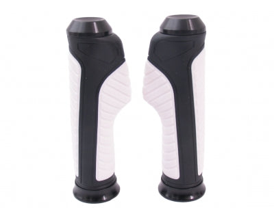 Grip set scooter/moped Edge Anatomic - black/white