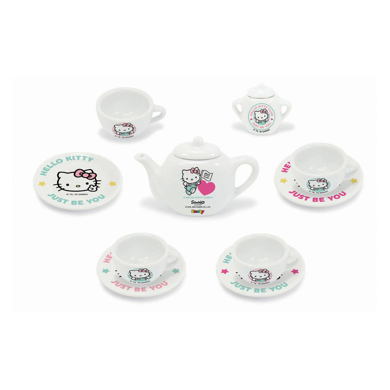 Load image into Gallery viewer, Smoby Hello Kitty Porseleinen Theeset 12dlg.

