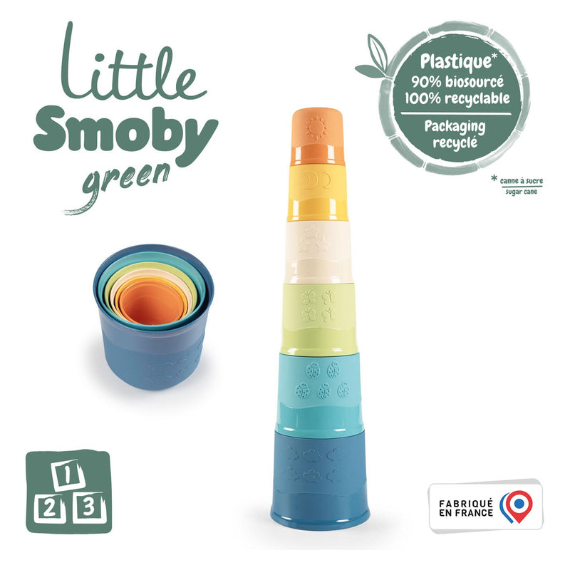 Load image into Gallery viewer, Smoby Little Green Stapeltoren
