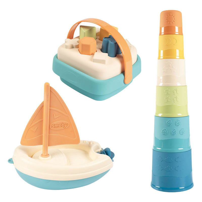 Load image into Gallery viewer, Smoby Little Green Bad en Baby Speelset 3dlg.
