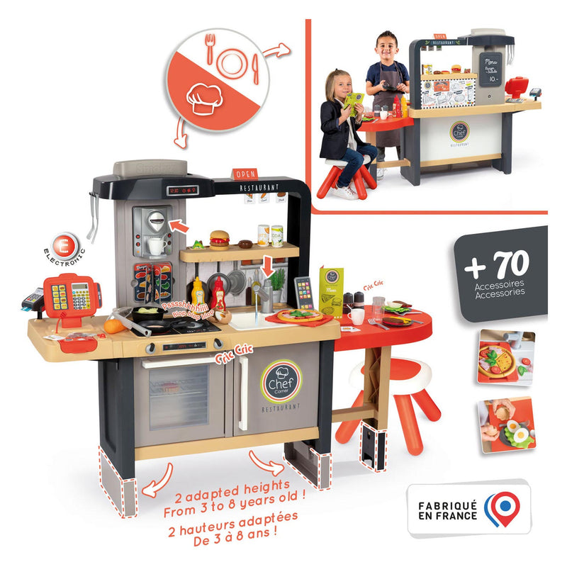 Load image into Gallery viewer, Smoby Chef Corner Restaurant 70dlg.
