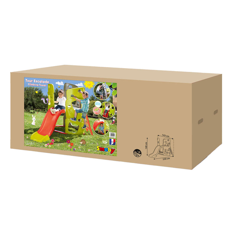 Load image into Gallery viewer, Smoby klimtoren met glijbaan
