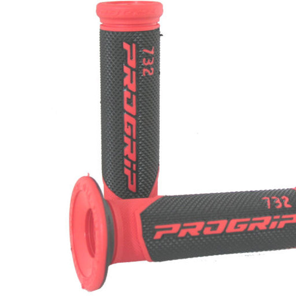 Grip set Pro grip 732 black/red