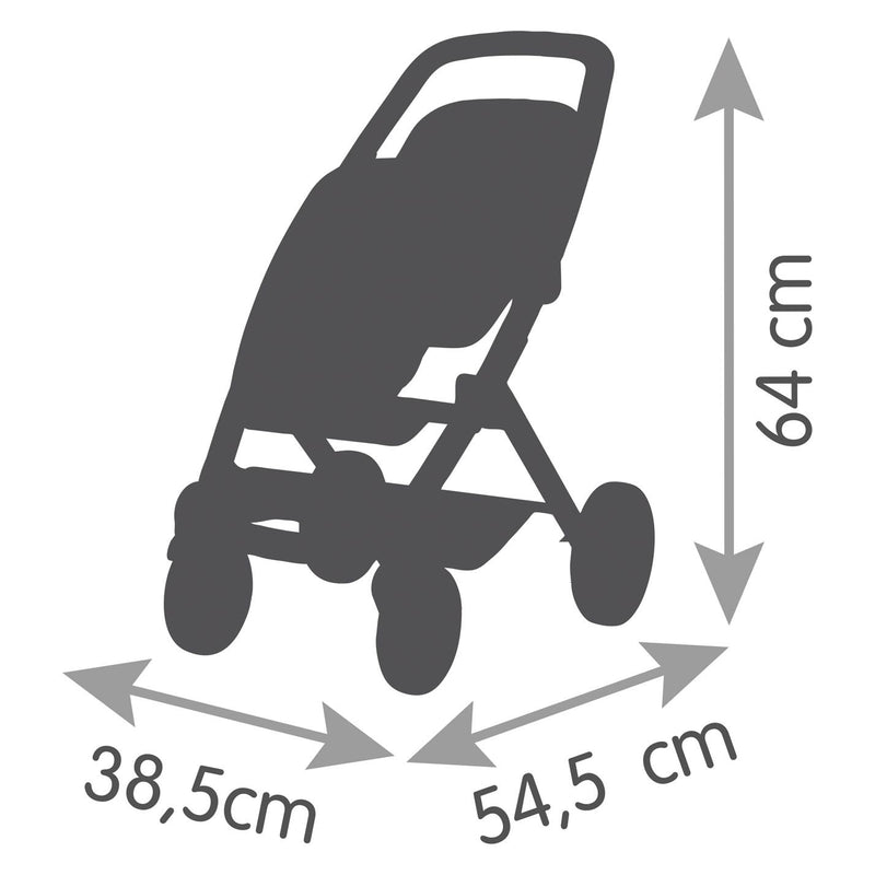 Load image into Gallery viewer, Smoby Maxi-Cosi Poppenwagen Sage voor 2 Poppen
