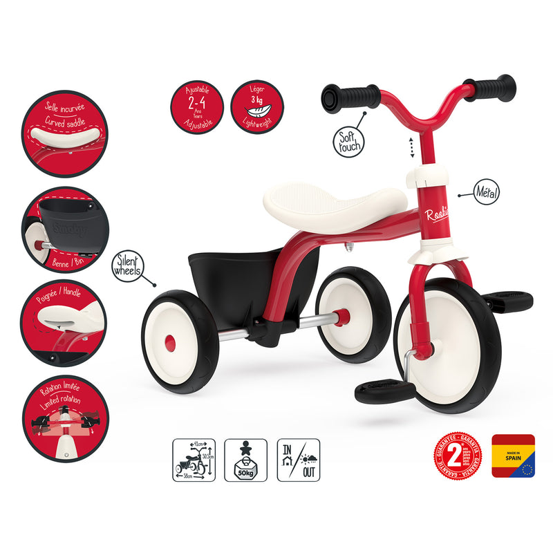 Load image into Gallery viewer, Smoby rookie trike driewieler

