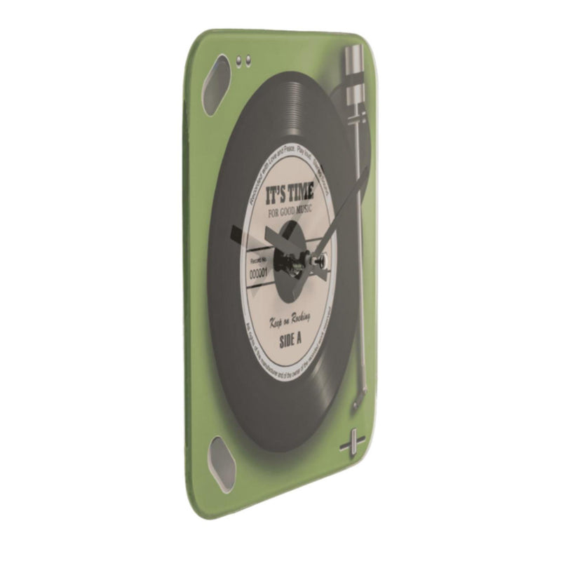 Load image into Gallery viewer, Ootb wandklok platenspeler glas ø20cm
