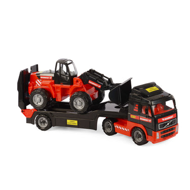 Mammoet toys cavallino mammoet vrachtwagen met aanhanger en graafmachine