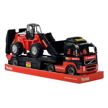 Mammoet toys cavallino mammoet vrachtwagen met aanhanger en graafmachine