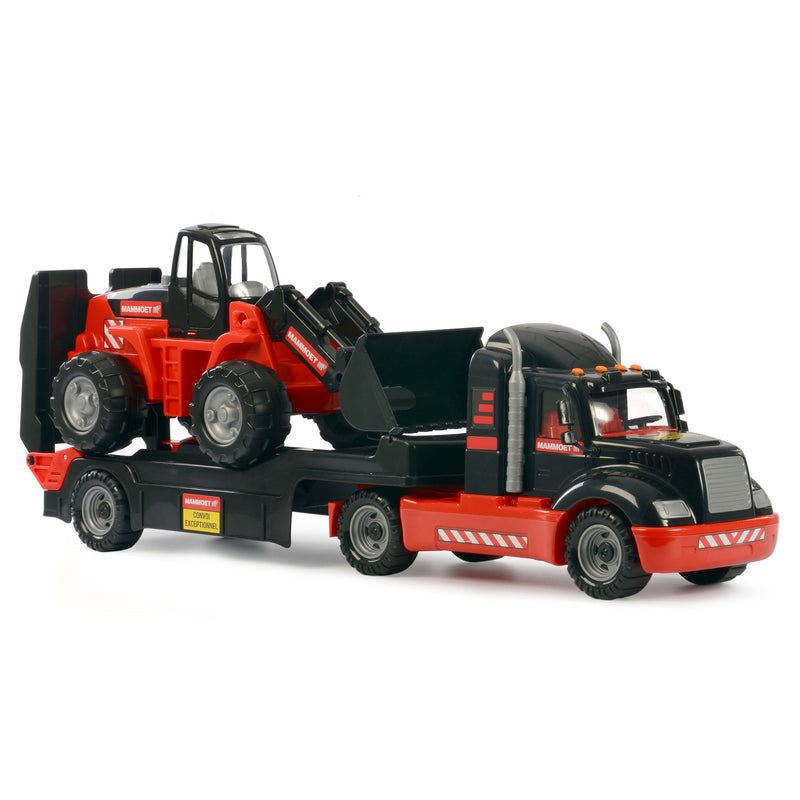 Load image into Gallery viewer, Mammoet toys cavallino mammoet torpedo vrachtwagen met graafmachine

