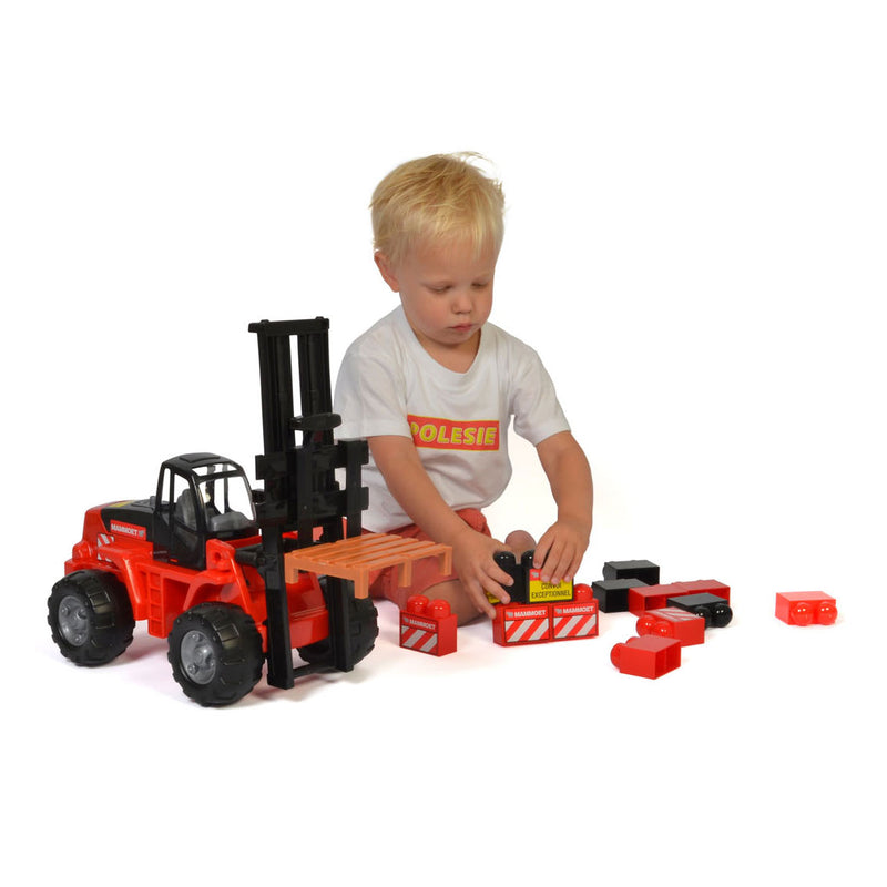 Load image into Gallery viewer, Mammoet toys mammoet vorkheftruck + stenen
