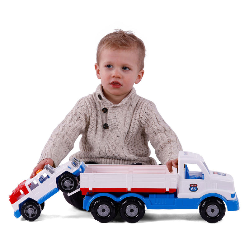 Afbeelding laden in galerijviewer, Cavallino xl torpedo vrachtwagen met jeep, 46,6cm
