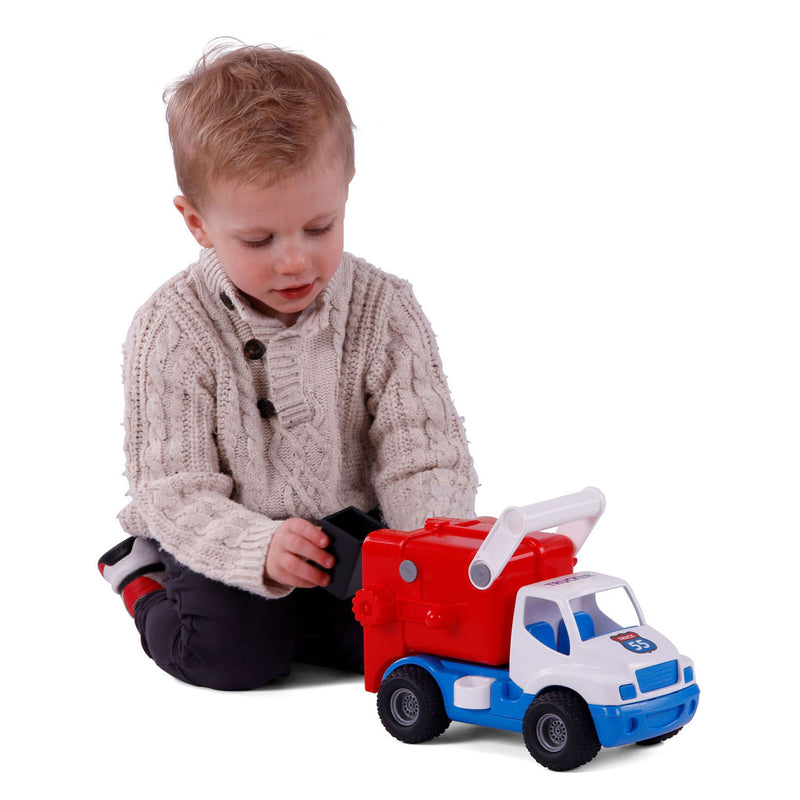 Load image into Gallery viewer, Cavallino grip vuilniswagen met rubberbanden, 29cm
