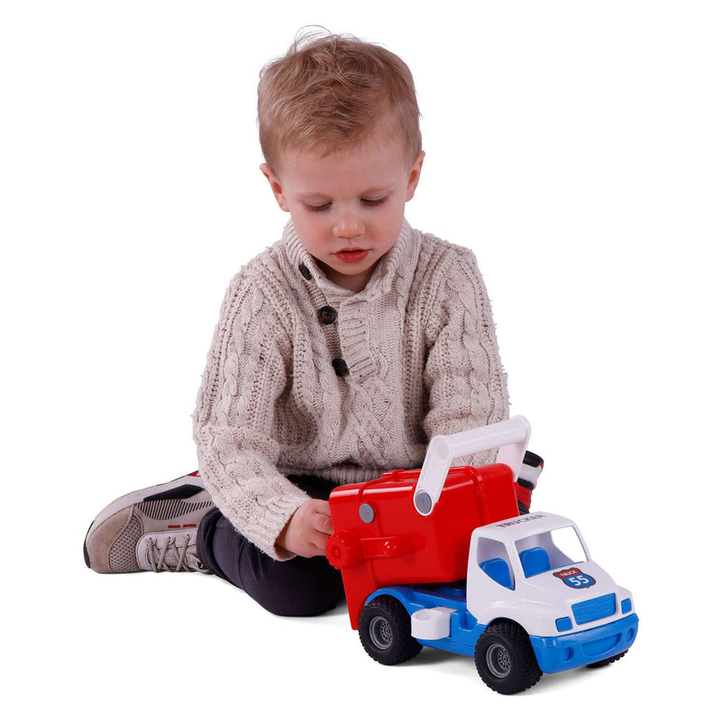 Load image into Gallery viewer, Cavallino grip vuilniswagen met rubberbanden, 29cm
