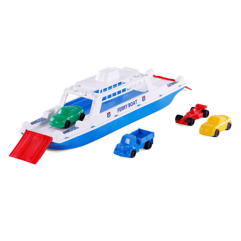 Load image into Gallery viewer, Cavallino veerboot met 4 auto's, 45,5cm
