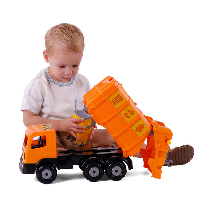 Load image into Gallery viewer, Cavallino xl vuilniswagen oranje, 42cm
