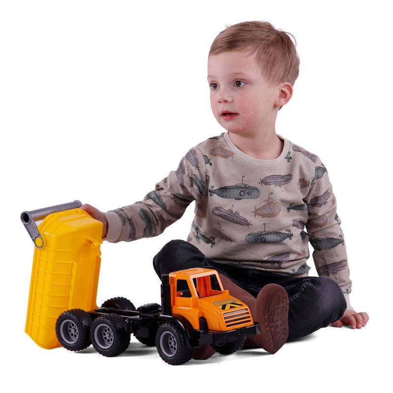 Load image into Gallery viewer, Cavallino grip kiepvrachtwagen met rubberbanden, 42cm
