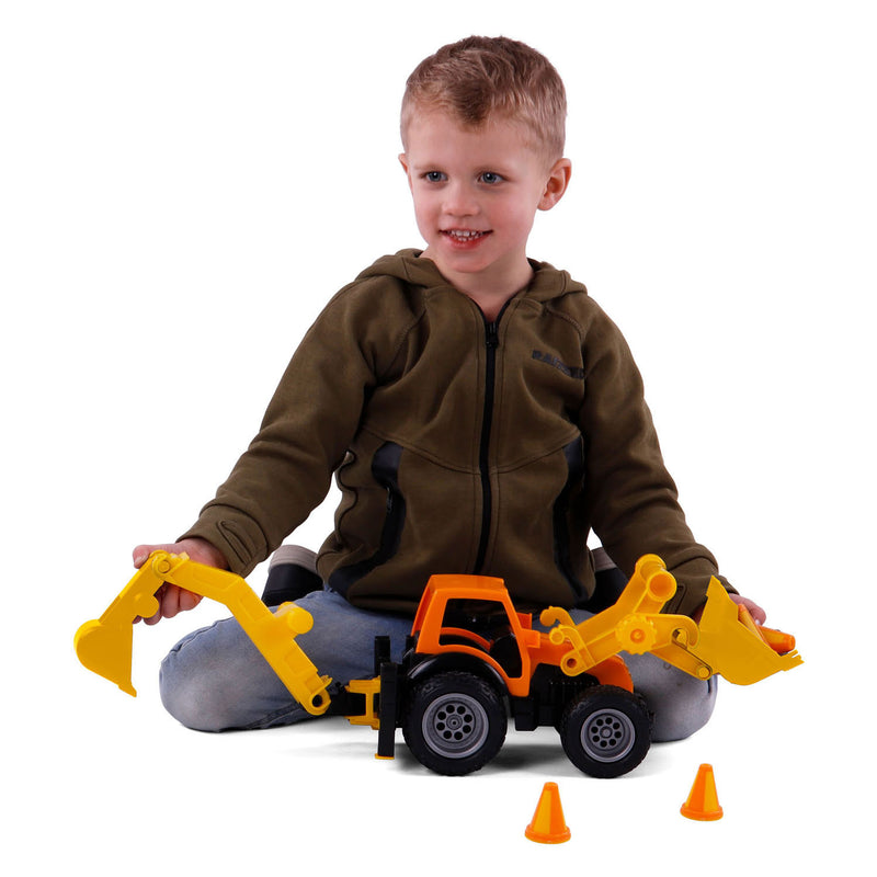 Load image into Gallery viewer, Cavallino grip graafmachine tractor met rubberbanden, 38,5cm
