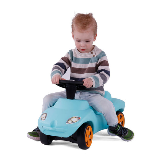 Cavallino safari racer loopauto blauw met geluid